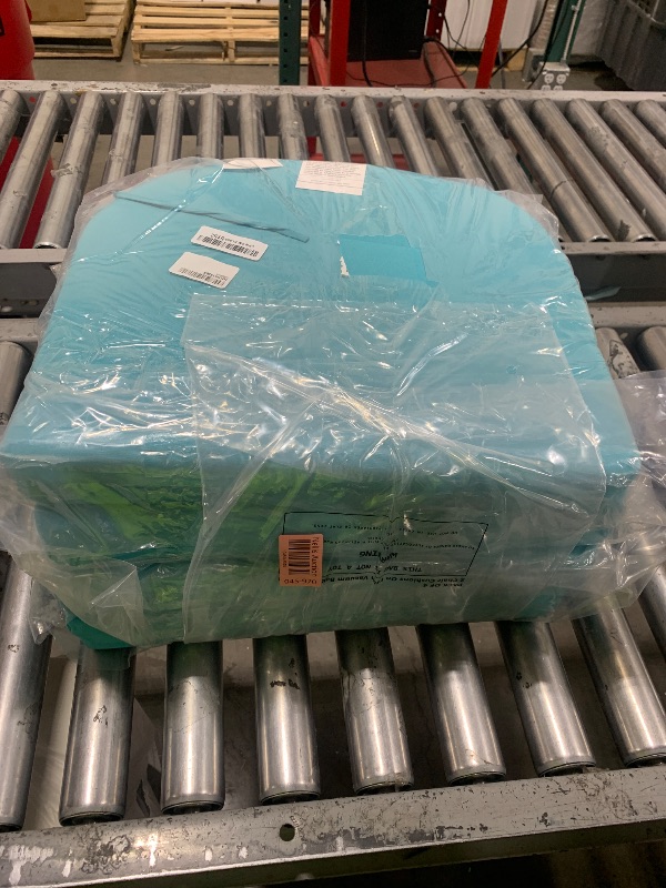 Photo 1 of Basic Beyond Outdoor Chair Cushions Set of 4, Outdoor Cushions for Patio Furniture, Water Resistant Patio Chair Cushions with 2 Ties, 17x16x2, Teal