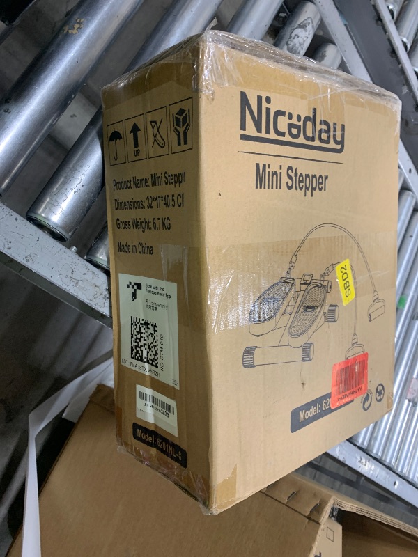 Photo 1 of Niceday Steppers for Exercise, Mini Stair Stepper with Resistance Bands at Home Workout Equipment with 300LBS Loading Capacity, Hydraulic Fitness Stepper with LCD Monitor