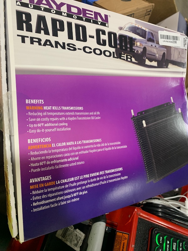 Photo 1 of Hayden 679 Universal 11” Rapid-Cool Add-On Transmission Cooler to Enhance Cooling (not for direct replacement of the factory unit)