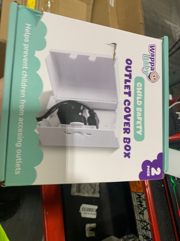 Photo 1 of Baby Safety Outlet Cover Box (2 Pack) Double Lock for Much Better Toddler Proofing, Easier Operation, Simple 3 Step Install with Included Screws. Provides Extra Space Inside for Plugs (2 Pack, White)