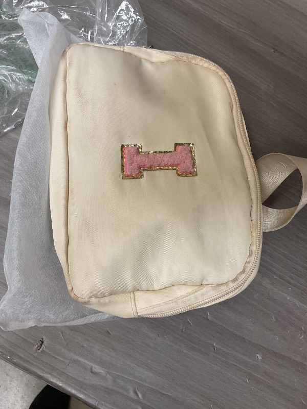 Photo 1 of COSHAYSOO Valentines Birthday Initial Gifts for Women Teen Girls 5 6 7 8 9 10 11 12 13 14 Year Old Ivory Fanny Pack for Girls Belt Bag Crossbody Travel Purse Unique Trendy Cute Stuff Chenille Letter I