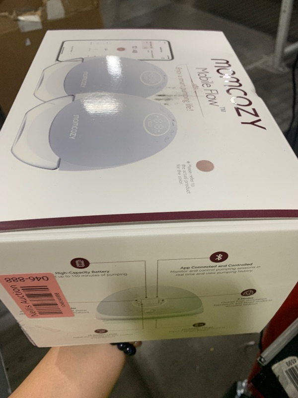 Photo 1 of Momcozy Breast Pump Hospital-Grade, Hands Free Breast Pump App with Leak-Proof DoubleFit Flange, Personalized Multi-Modes & 15 Levels, 2 Count