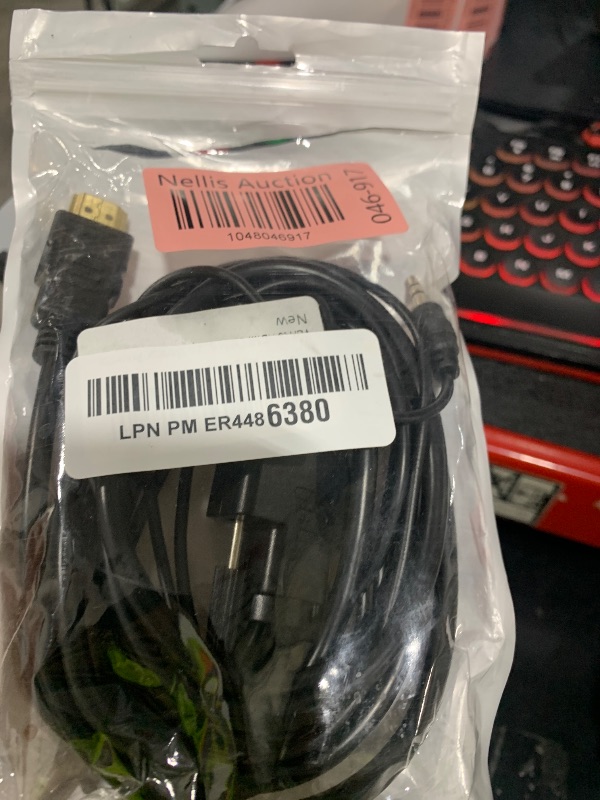 Photo 1 of VGA to HDMI Adapter Cable 6FT, VGA (Source) to HDMI (Display) Cable with Audio & USB Power, 1080P@60Hz Display Cord from Desktop PC Laptop to TV Monitor Projector