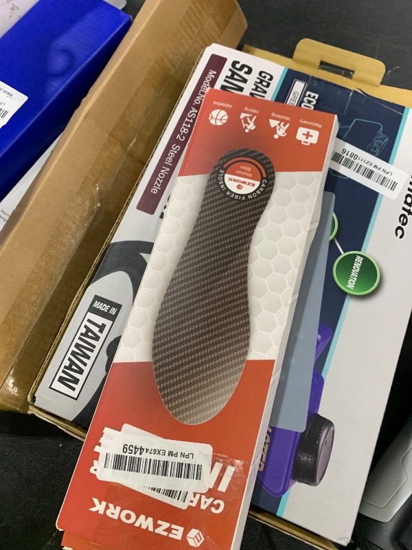 Photo 1 of Carbon Fiber Insoles, Carbon Fiber Foot Plate 1 Pair Rigid Shoe Insert Support Turf Toe, Foot Fractures, Morton Extension, Hallux Rigidus and Limitus - Alternative to Post Op Shoe