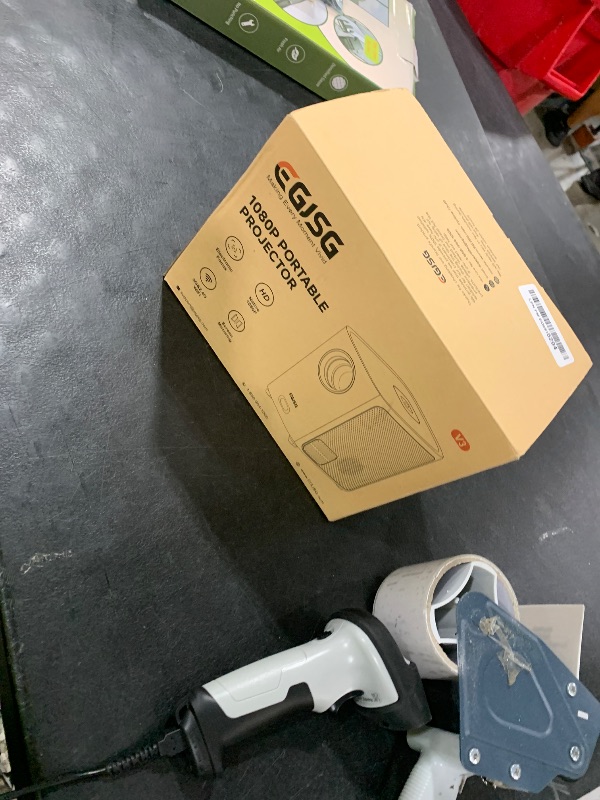 Photo 1 of [Electric Focus] Projector with WiFi and Bluetooth, 1080P Outdoor Projector with Carry Bag, Portable Movie Projector with Zoom, 4K Supported Home Theater Projector UP to 300" for Phone/TV Stick/PC