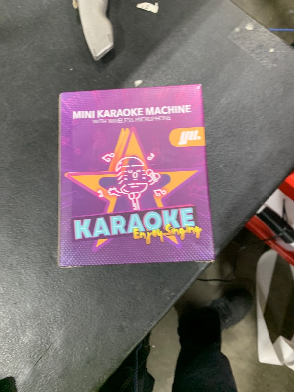 Photo 1 of YLL Mini Karaoke Machine with 2 Wireless Microphones, TOP Kids Gifts for Girls Ages 3, 4, 5, 6, 7, 8, 9,10,11,12 +Year Old, 4-12 Years Old Birthday Toy Gift for Girls Boys Party (Purple)