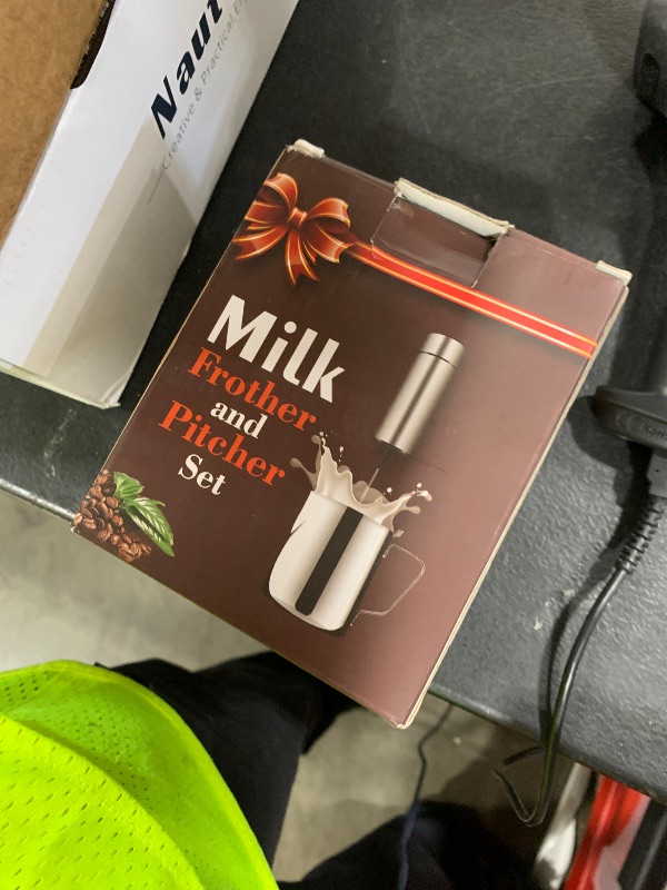 Photo 1 of milk frother and pitcher set