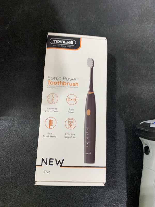 Photo 1 of mornwell Sonic Electric Toothbrushes, Rechargeable Electric Toothbrush with 8 Brush Heads 76000 VPM Deep Clean 4 Modes, Travel Toothbrushes Fast Charge 4 Hours Last 45 Days for Adults and Kids