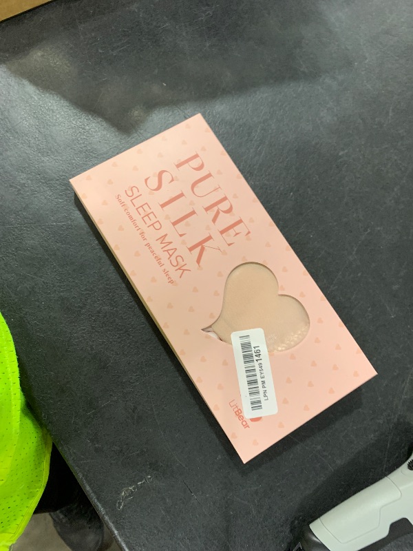 Photo 1 of LitBear 100% Pure Silk Sleep Mask, 22 Momme 6A Mulberry Silk Fabric and Filling, Total Light Blocking Eye Mask Sleeping for Women, Men, Side Sleepers, Includes Travel Pouch and Scrunchie