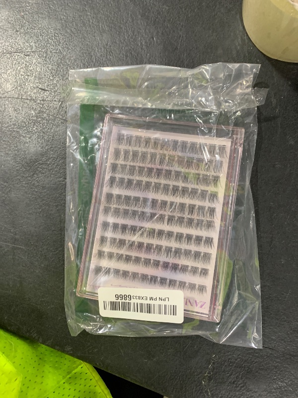 Photo 1 of Self Adhesive Cluster Lashes Natural No Glue Eyelash Clusters Self Adhesive Individual Lashes with Clear Strips 10-16MM Wispy DIY Eyelash Extensions by ZANLUFLY