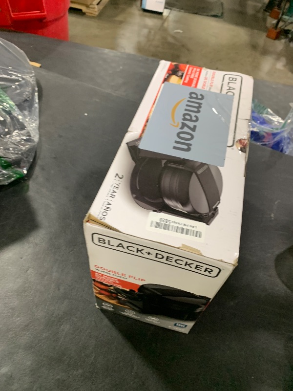 Photo 1 of BLACK+DECKER Rotating Waffle Maker, Black, WMD200B