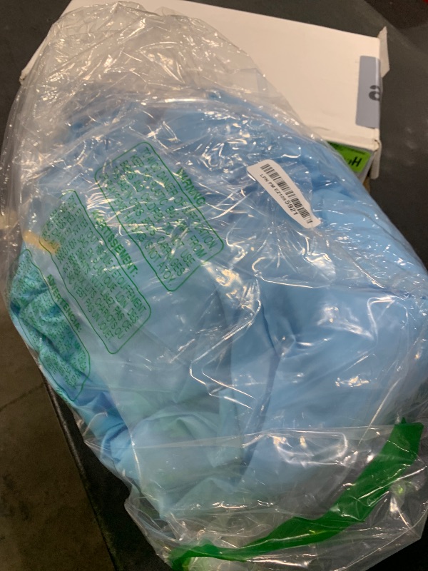 Photo 1 of Elcoho 55 x 55 Inch Extra Large Inflatable Game Table with Waterproof Playing Cards Floating Pool Table Drink Holder Inflatable Ice Serving Tray Buffet Bar for Pool Summer Party, Light Blue