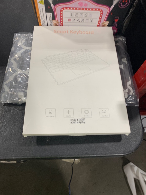 Photo 1 of Wineecy Backlit Keyboard for Surface Pro 11/10/9/8/X, 7 Colors Font Backlight Detachable Wireless Type Cover Keyboard with Trackpad/Pen Holder Compatible with Microsoft Surface Pro 11/10/9/8/X 13 Inch