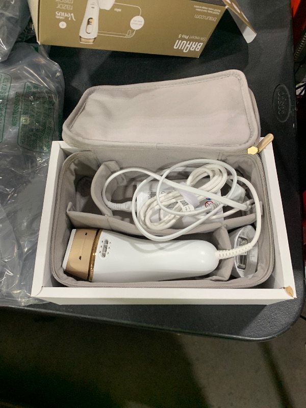 Photo 1 of Braun Smart IPL, Silk·Expert Pro 5: at Home Laser Hair Removal for Women and Men, Permanent Visible Hair Reduction in Hair Regrowth for Body & Face, Soft Pouch and Precision Head, IPL5157