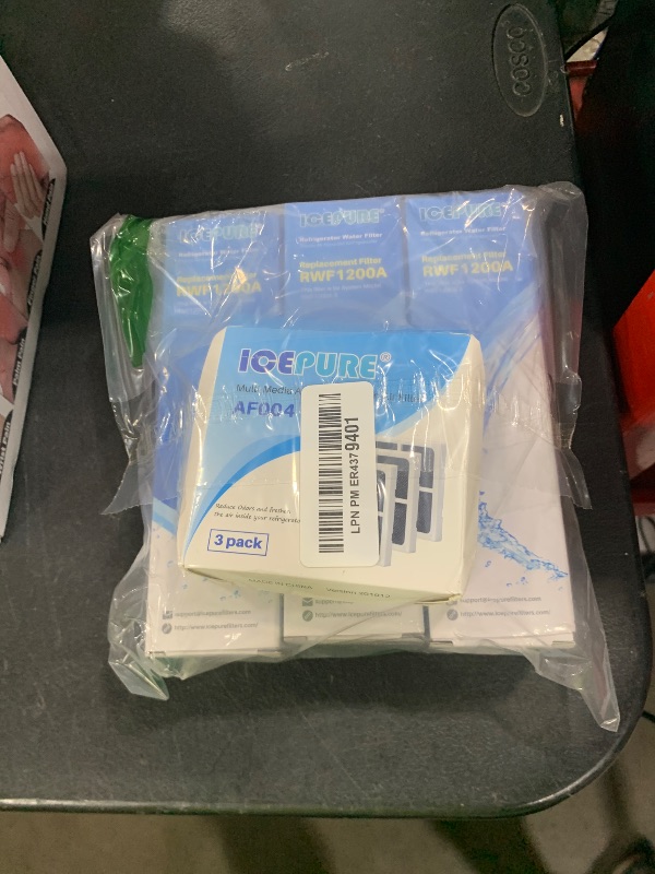 Photo 1 of ICEPURE ADQ36006101 Replacement for LG LT700P, Kenmore Elite 9690, ADQ36006102, RFC 1200A, 46-9690 469690, ADQ36006101-S, LFXS30766S, WSL-3, FML-3, Refrigerator Water and LT120F Fresh Air Filte,3Combo