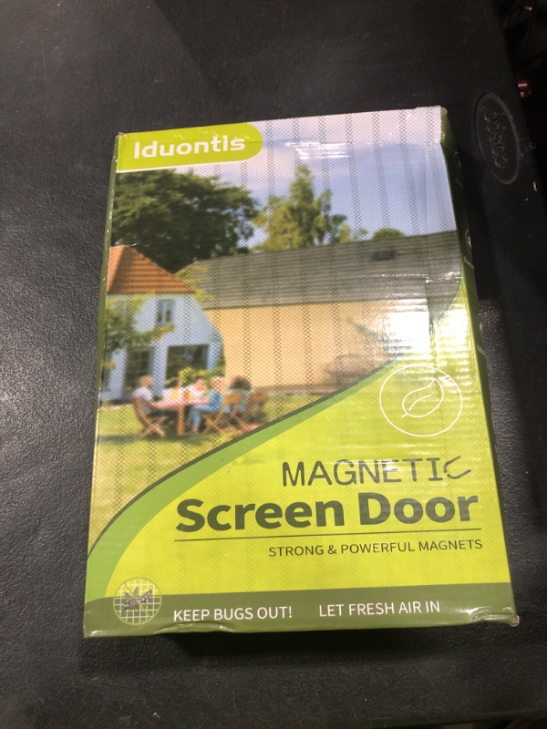 Photo 1 of Magnetic Screen Door - Fit for Door Size:36 x 82 Inch, Screen Itself Size:38"x83", Hands Free Mesh Partition,Heavy Duty Curtain Keeps Bugs Out, Frame Hook & Loop, Pet and Kid Friendly