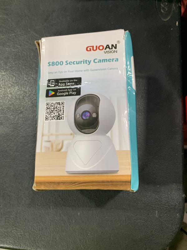 Photo 1 of GUOANVISION Indoor Pan/Tilt Security Camera, 5G WiFi Home Cameras for Baby Monitor/Pet Camera, Auto-Focus and Zoom, Motion Detection, 2-Way Audio, Siren, Color Night Vision, Cloud & SD Card Storage