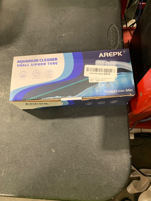 Photo 1 of AREPK 10 Gallon Fish Tank cleaner and Aquarium Water Changer Siphon with a Thinner Tubing. Perfect for Cleaning Small Tanks, Gravel Vacuum for Aquarium Kit