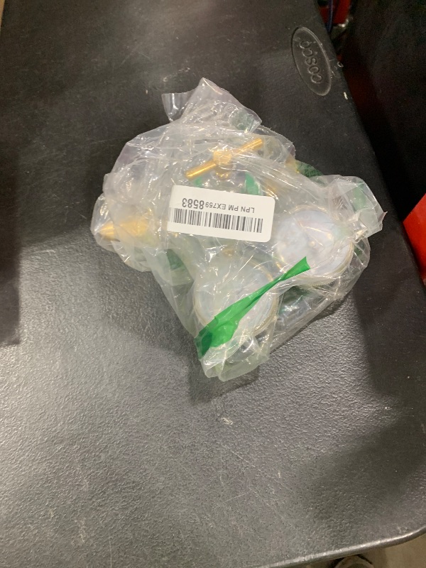 Photo 1 of Flame Tech Flow Gauge Argon Regulator, Easy to Read 2” Dual-Scale Gauges, Ideal Welding Tool, Sturdy Construction, Comes Packaged in a Black Box, Tested in The USA