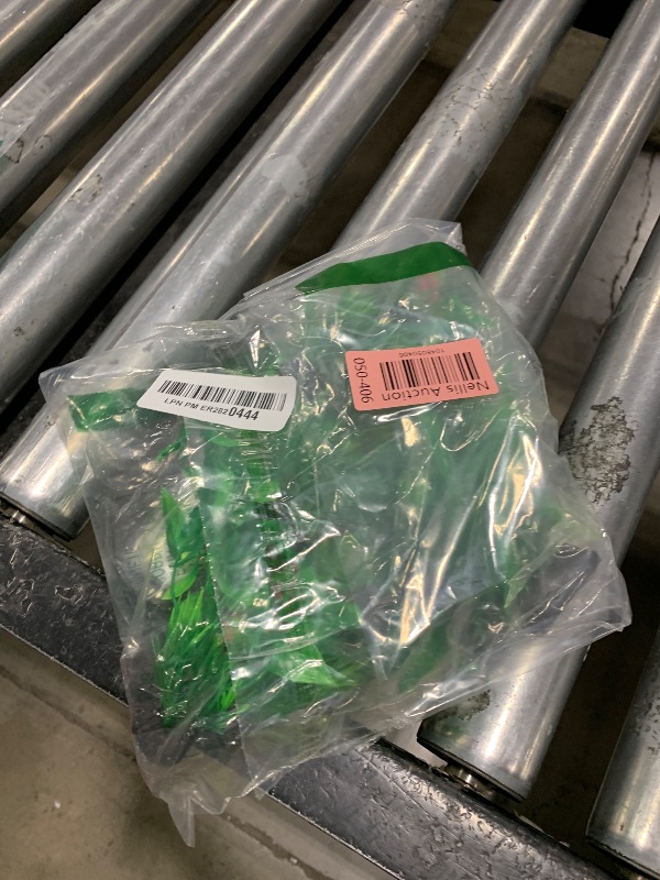 Photo 1 of PietyPet Fish Tank Accessories Green Plants, 10pcs Green Fish Tank Decorations, Aquarium Decor Plastic Plants
