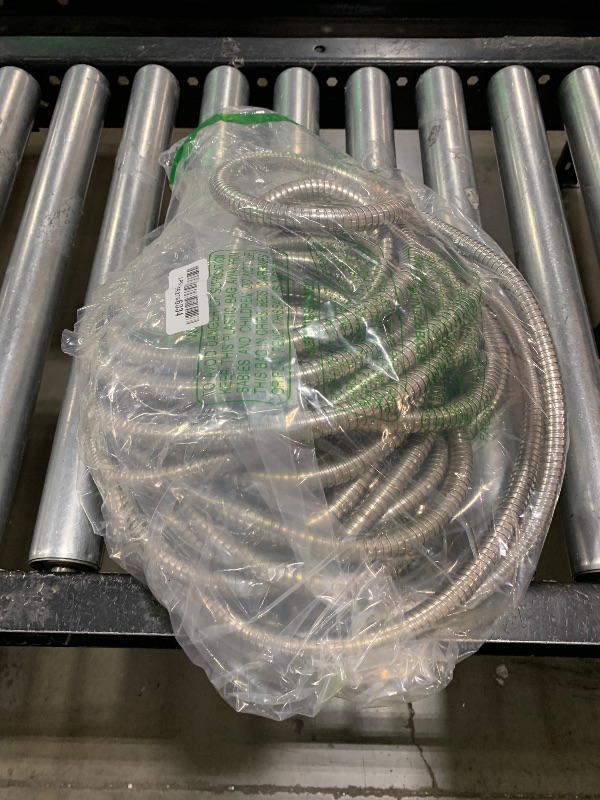 Photo 1 of Beitopamz Garden Hose 50 ft, Stainless Steel Metal Water Hose 50 Feet with Nozzle, Flexible, Rust Proof, No-Kink, Heavy Duty, Leakproof 3/4 in Fittings, Lightweight Metal Hose, BT50S Model