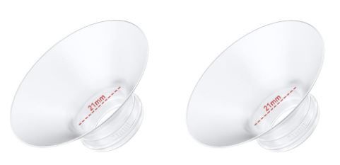 Photo 1 of 2PC Flange Insert 21mm Compatible with Momcozy M5/M6/M9/S12 Pro/V1 Pro/V1 Pro Breast Pump, Fit for Eufy/Elvie/Medela/Spectra/Lansinoh/NCVI/Lansinoh/TSRETE with 24mm Flange/Shield Breast Pump