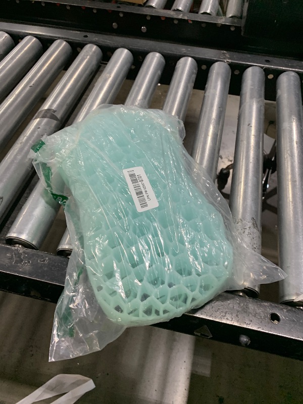 Photo 1 of Sunlit Bath Jello Gel Bath Pillows, Lumbar Pillow for Bathtub, Back Support Pillow, Gel Pillow with Non-Slip Suction Cups for Lumbar, Back Rest Support, Fits Curved or Straight Back Tubs, Ice Blue
