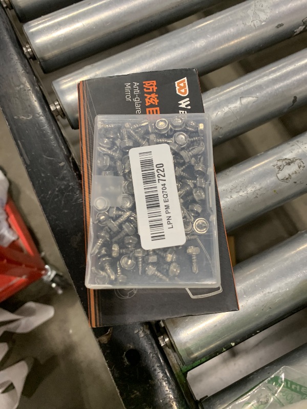 Photo 1 of #10 x 1/2" Hex Washer Head Self Drilling Screws, Self Tapping Sheet Metal Screws, 410 Stainless Steel, 100 PCS