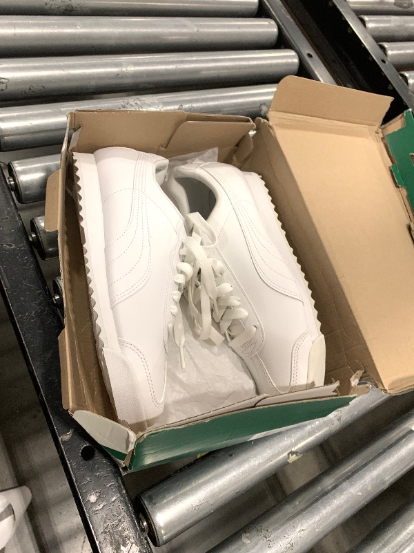 Photo 1 of PUMA Mens Roma Sneaker, Basic white-light gray, 9
