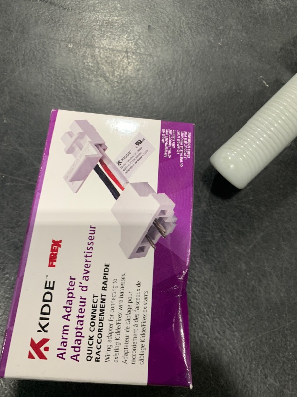 Photo 1 of Kidde Quick Connect Smoke Detector Adapter Plug, Smoke Alarm Wiring Harness, Compatible with Kidde Hardwired Smoke, Carbon Monoxide, & Combination Smoke & Carbon Monoxide Detectors