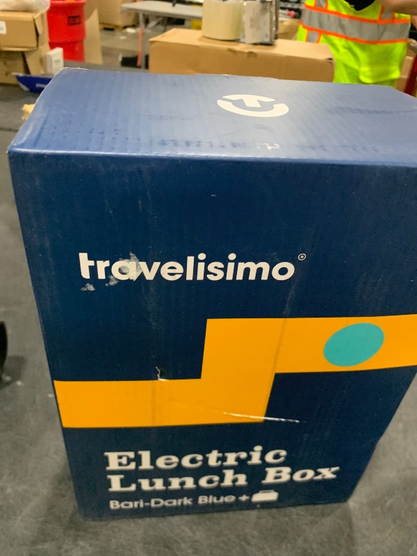Photo 1 of TRAVELISIMO Electric Lunch Box for Adults, 80W Heated Lunch Box 1.5L Stainless Steel Electric Food Warmers, 12/24/110V Portable Food Warmer for Travel & Work, Loncheras para Hombres de Trabajo
