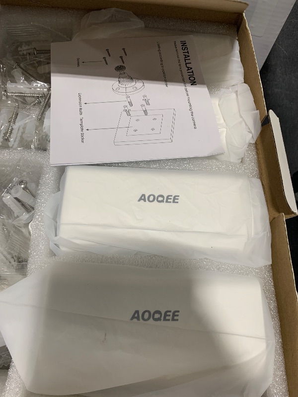 Photo 1 of AOQEE Cameras for Home Security-2K Wireless Security Camera Outdoor with AI Motion Detection & Siren, Non-Stop Solar Powered Charging, Color Night Vision, SD/Cloud Storage, Waterproof, S1 4P