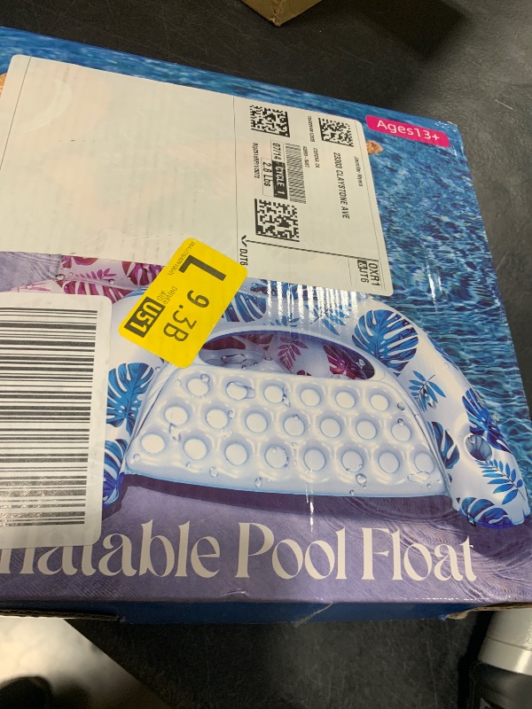 Photo 1 of [2025 New Upgraded] Pool Floats for Adult -Floating Lounge Chairs,Inflatable Pool Floats with Cup Holders 2 Repair Patch Suit for Swimming Pools, Beach, Pool Toys,Backyard Party,Lakes?2 Packs