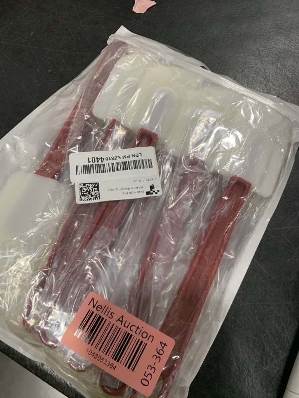 Photo 1 of 10Pack Rubber Spatula Set 500 Fahrenheit Heat Resistant Silicone Spatulas 10 Inch Commercial Spatula Non Stick Heavy Duty Spatula for Kitchen Cooking Baking Mixing Utensils, Dishwasher Safe