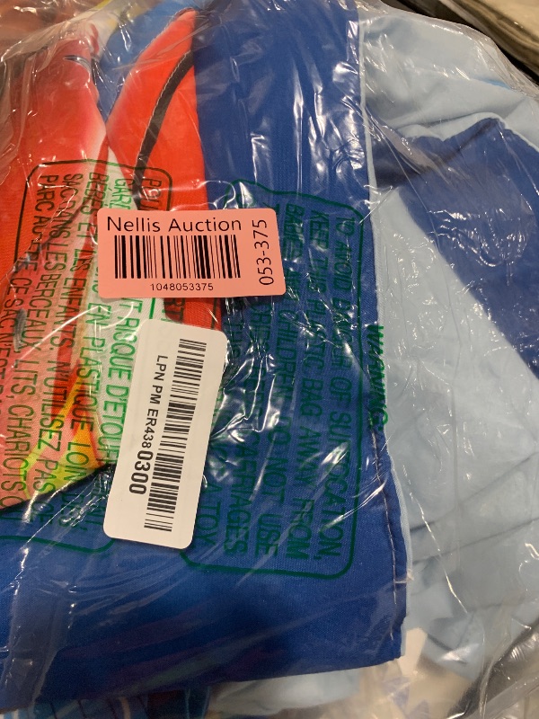 Photo 1 of Disney Cars Piston Cup Circuit Blue, Red, and Yellow, Lightning McQueen and Mater 4 Piece Toddler Bed Set - Comforter, Fitted Bottom Sheet, Flat Top Sheet, and Reversible Pillowcase
