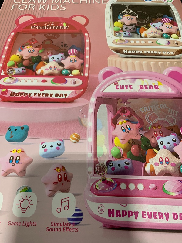 Photo 1 of Skirfy Claws Machines for Kids,Unicorns Toys for Girls Age 6+,Mini Vending Machines with Squishyes Fidgets Toys,Candy Dispenser Machines,Claws Game,Birthday Gifts