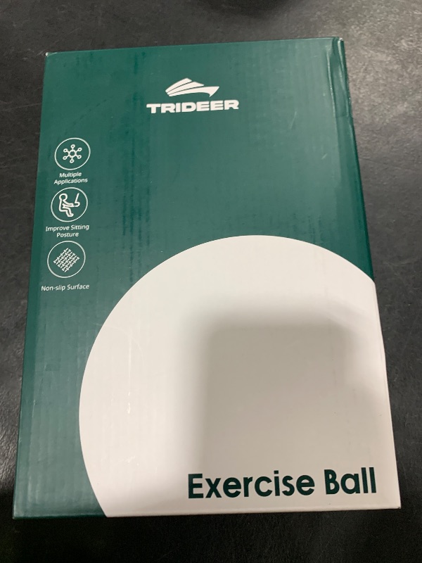 Photo 1 of Trideer Yoga Ball for Exercise, Pregnancy & Birthing, 5 Sizes Exercise Ball for Physical Therapy, Stability, Fitness, Quick Pump Included