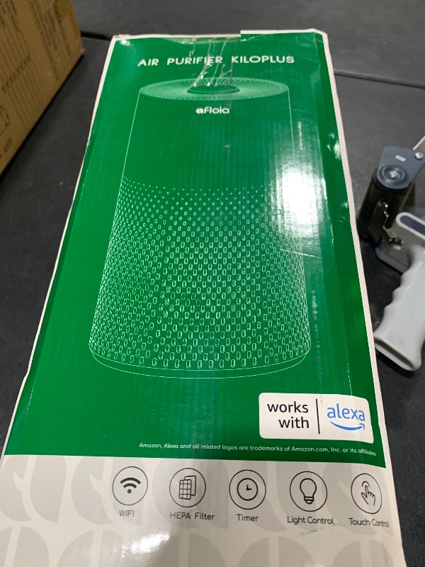 Photo 1 of Afloia Air Purifiers for Home Bedroom Large Room Up to 1076 Ft², Smart WiFi Works with Alexa, 3-Stage Filter Cleaner Odor Eliminator, Remove Pet Dander Pollen Allergy Dust Mold Smoke, 22dB, Kiloplus