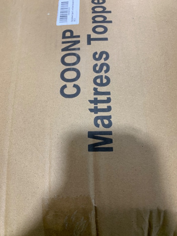 Photo 1 of COONP King Mattress Topper, Extra Thick Pillowtop, Cooling Plush Mattress Pad Cover Cotton Top Bed Topper Protector with 8-21 Inch Deep Pocket