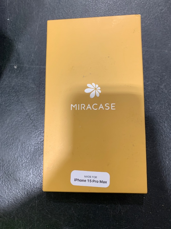 Photo 1 of Miracase Glass Series for iPhone 15 Pro Max Case 6.7 Inch, Full-Body Drop Proof Phone Case for iPhone 15 Pro Max with Built-in 9H Tempered Glass Screen Protector + Camera Protector, Clear Glitter