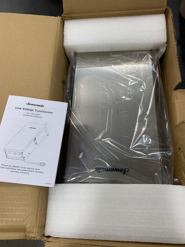 Photo 1 of DEWENWILS 300W Wi-Fi Low Voltage Landscape Transformer with 3 Zones, 2.4Ghz Smart Low Voltage Transformer for Outdoor Lights, 120V AC to 12V/14V AC, Work with Alexa & Google Assistant, FCC Listed