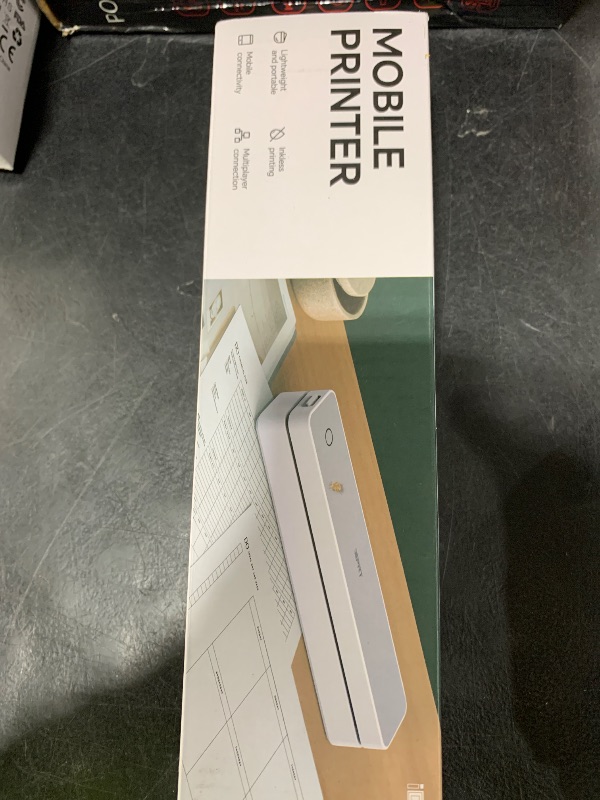 Photo 1 of iDPRT Portable Thermal Printer, 300DPI Inkless-Bluetooth Small Mobile Printers Wireless for Travel, Office, Vehicles, Home Use, Supports 8.5" x 11" US Letter, A4 A5, Compatible with iOS, Android, PC