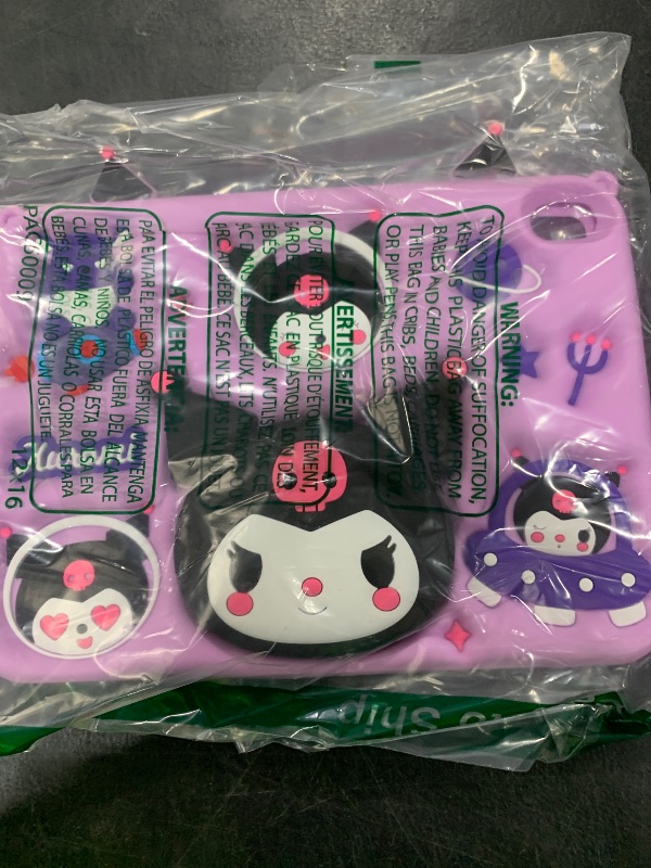 Photo 1 of Cartoon Case for iPad 10.9" 2022?MONEHOYSY Cute Soft Silicone Kickstand [Drop Proof,Shock Proof,Anti Slip] Back Stand Cover Case for Kids Children Teens Girls Boys (Kurom-1)