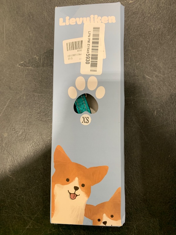 Photo 1 of LIEVUIKEN 2 Pack Reflective Dog Collar with Safety Locking Buckle, Adjustable Soft Breathable Comfortable Nylon Pet Collar for Small, Medium and Large Dogs, Turquoise, XS
