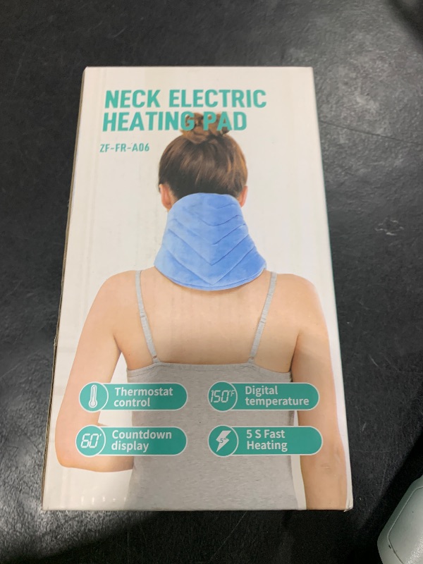 Photo 1 of CAMECO Electric Neck Heating Pad for Pain Relief, 30s Heating Heated Neck Wrap Warmer for Soreness Stiffness, 86?-158? Temp Setting, 90min Auto Shut-Off Timer, Gifts for Women