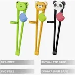 Photo 1 of 2 Pairs Toddler Training Chopsticks for Kids Beginners Learning Chopsticks
