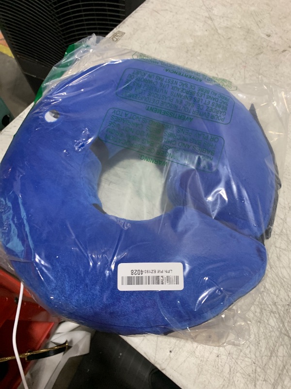 Photo 1 of BENCMATE Inflatable Dog Cone Collar Alternative, Soft Dog Cone for Small Medium Large Dogs and Cats, Neck Recovery ECollar Donut Collar After Surgery (Large, Blue)