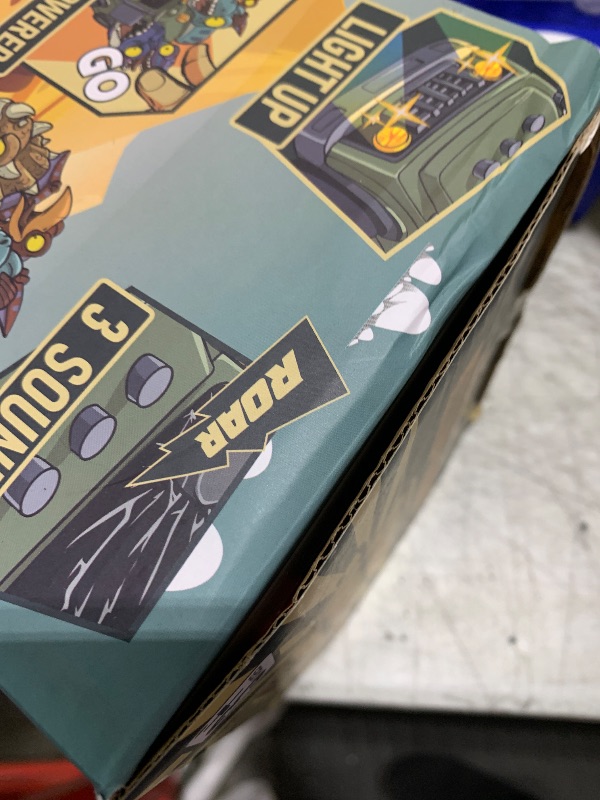 Photo 1 of DINOBROS School Bus Toy with Light and Sound, Dinosaurs Friction Powered Car Bus Toys for Kids Crazy Dino