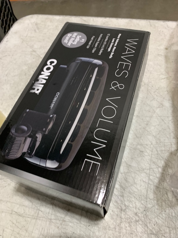 Photo 1 of Conair Hot Rollers for Long, Medium & Short Hair, 12 Jumbo 1 ½" Heated Hair Rollers with Clips, Hot Curlers for Women, Volume & Curls, Amazon Exclusive, Black