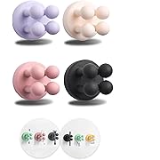 Photo 1 of 4Pcs Silicone Toothbrush Holders for Bathrooms,Waterproof Self Adhesive Multifunctional Hook for Hanging Towel Key Plug Cable for Bathroom Kitchen Living Room Office PurpleWhitePinkBlack
